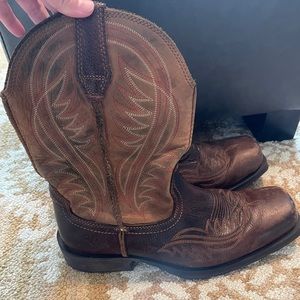 Ariat Mens Square Toe Boots 10.5 10 1/2 D Rambler